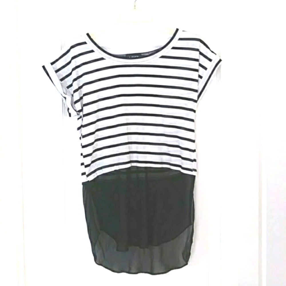 A Byer Black White Top Size Large
